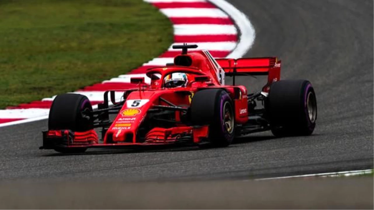 Çin\'de Pole Pozisyonu Vettel\'in