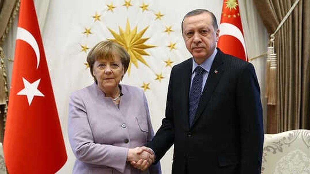 Cumhurbaşkanı Erdoğan ile Merkel Suriye\'yi Görüştü