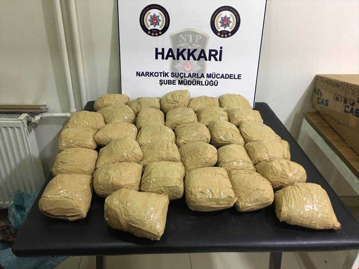 Hakkari\'de Uyuşturucu Operasyonu