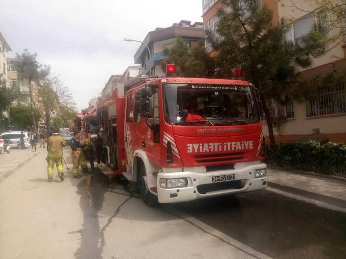 Maltepe\'de Korkutan Yangın