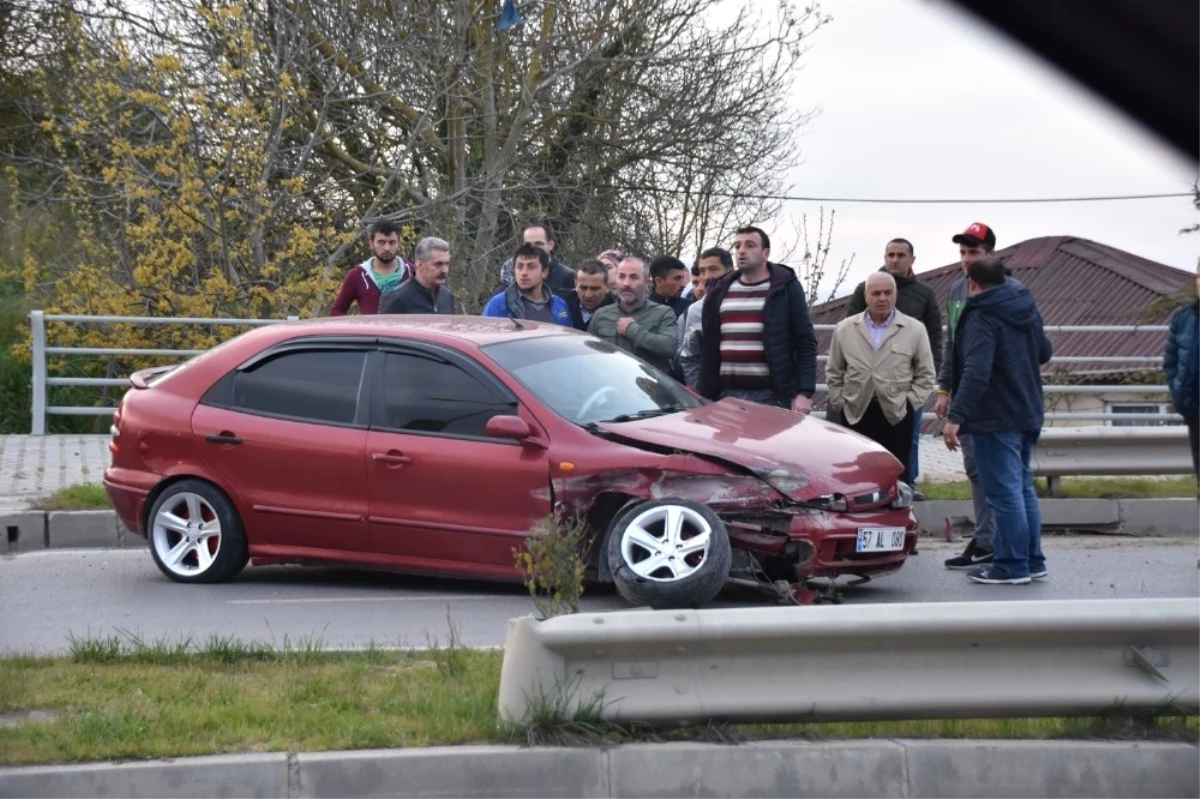 Sinop\'ta Trafik Kazası: 1 Yaralı