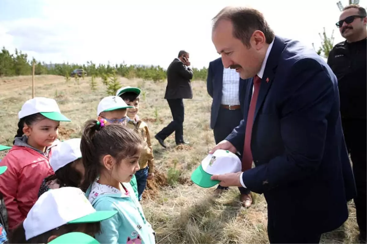 Vali Pehlivan Kreş Öğrencileriyle Fidan Dikti