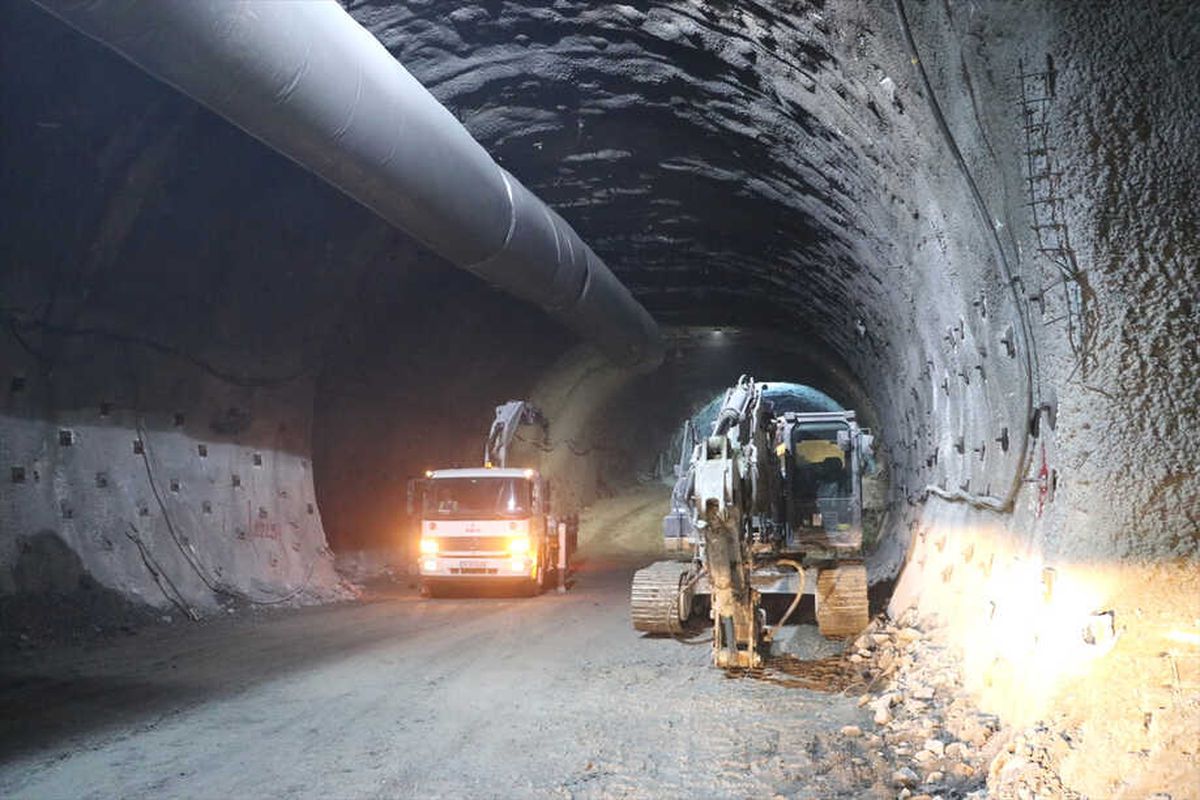 Honaz Dağı Tüneli Kazı Çalışmaları