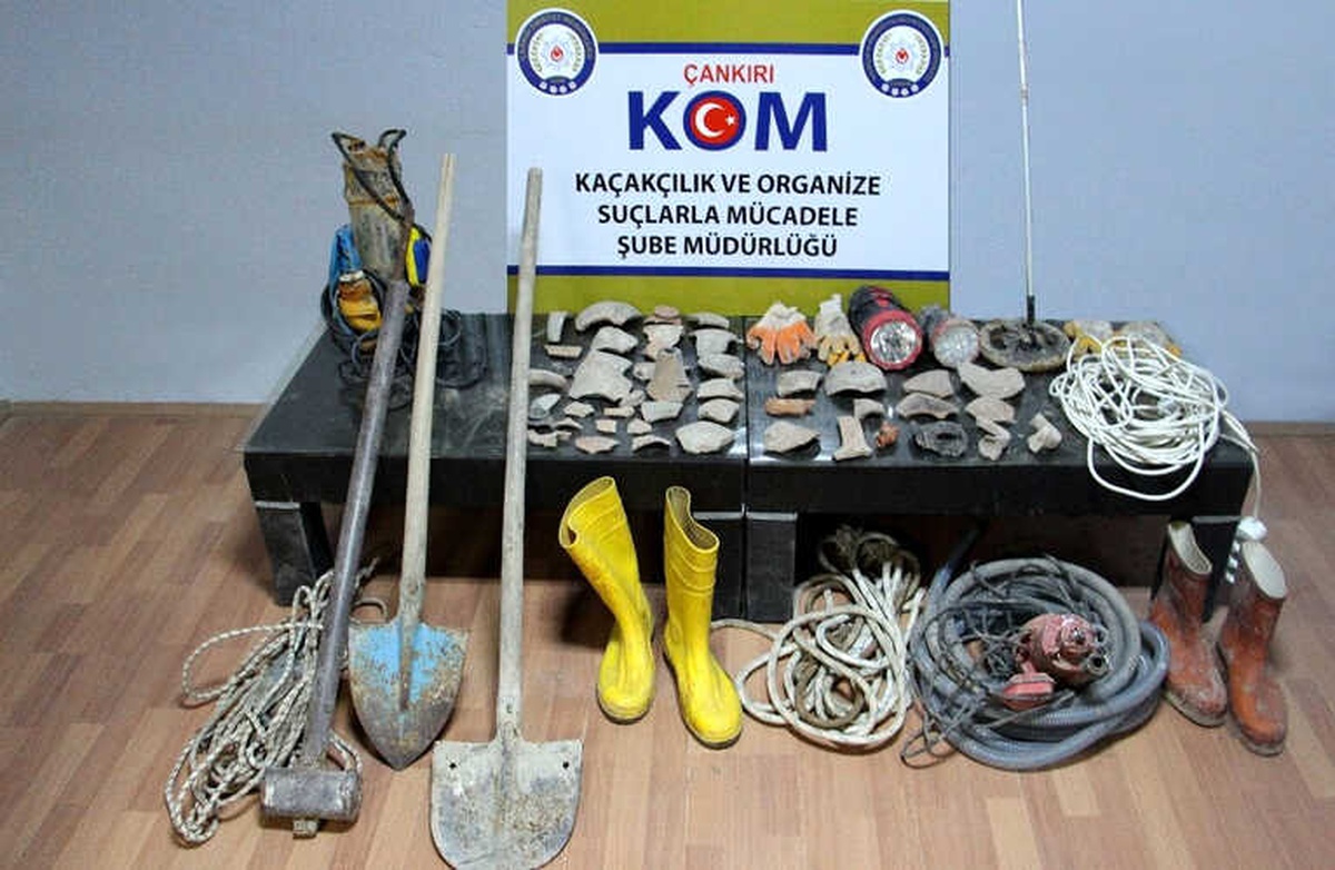 Kaçak Kazı Yapan Şahıslar Yakalandı