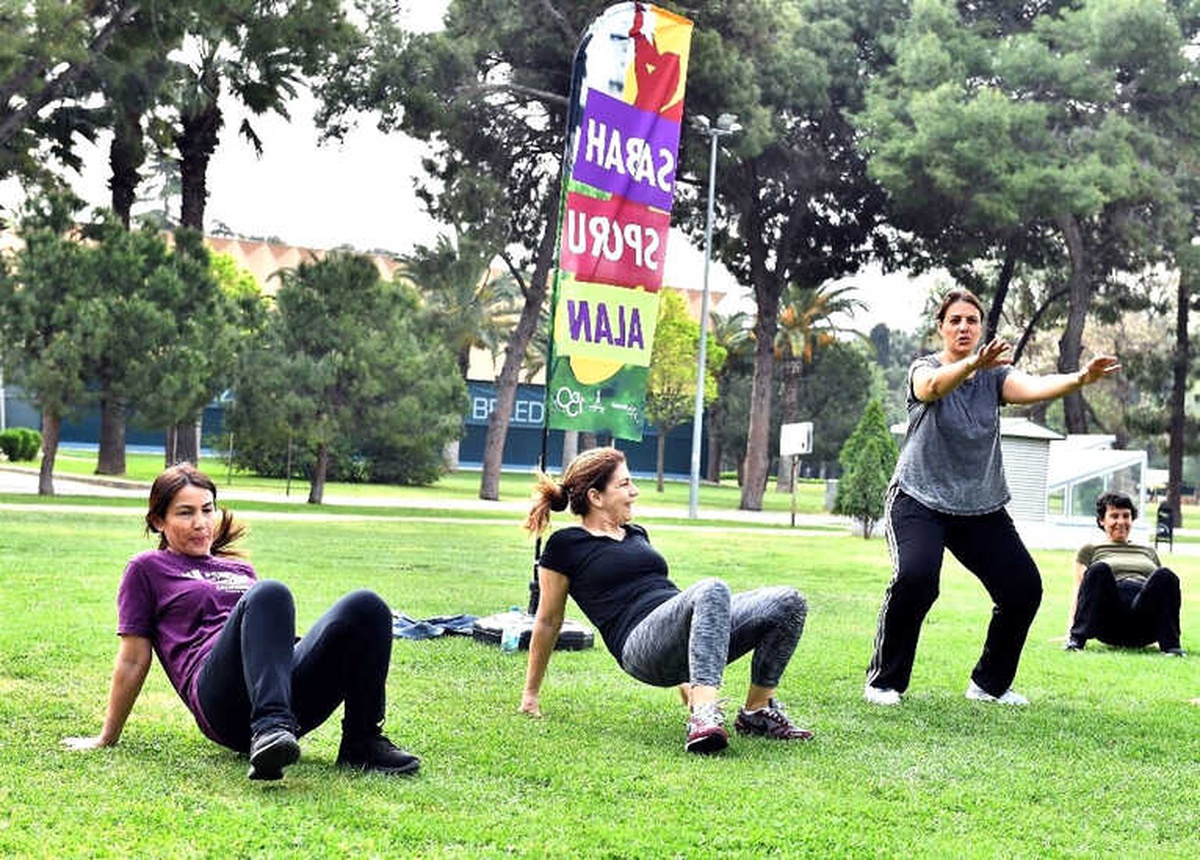 Kültürpark\'ta Sabah Sporu Keyfi