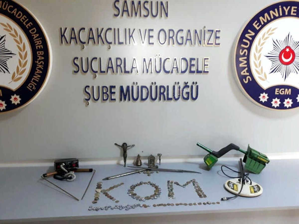 Samsun\'da Tarihi Eser Operasyonu