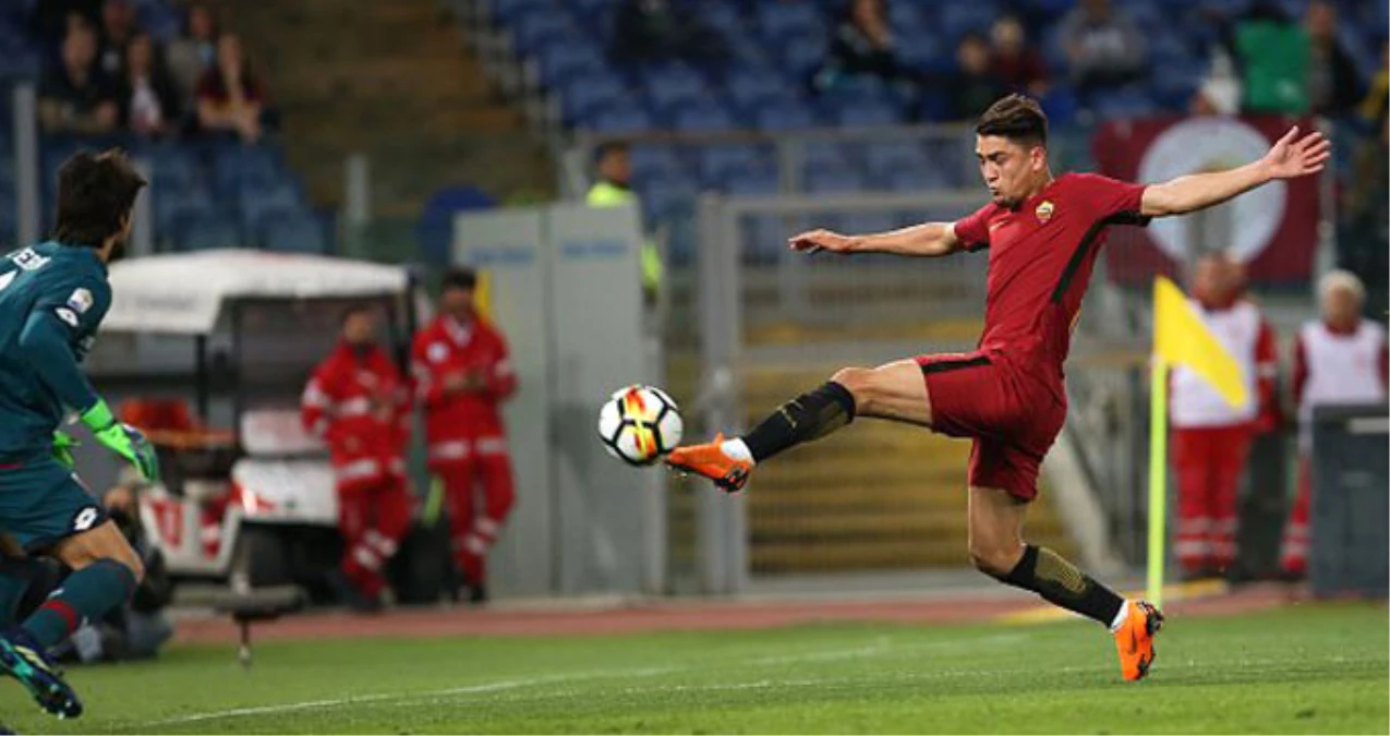 Cengiz Ünder\'li Roma Sahasında Genoa\'yı 2-1 Yendi