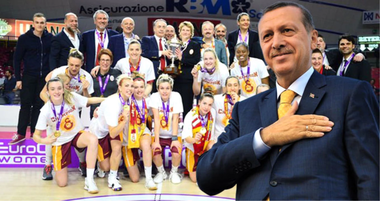 Cumhurbaşkanı Erdoğan, Eurocup Şampiyonu Galatasaray\'ı Tebrik Etti