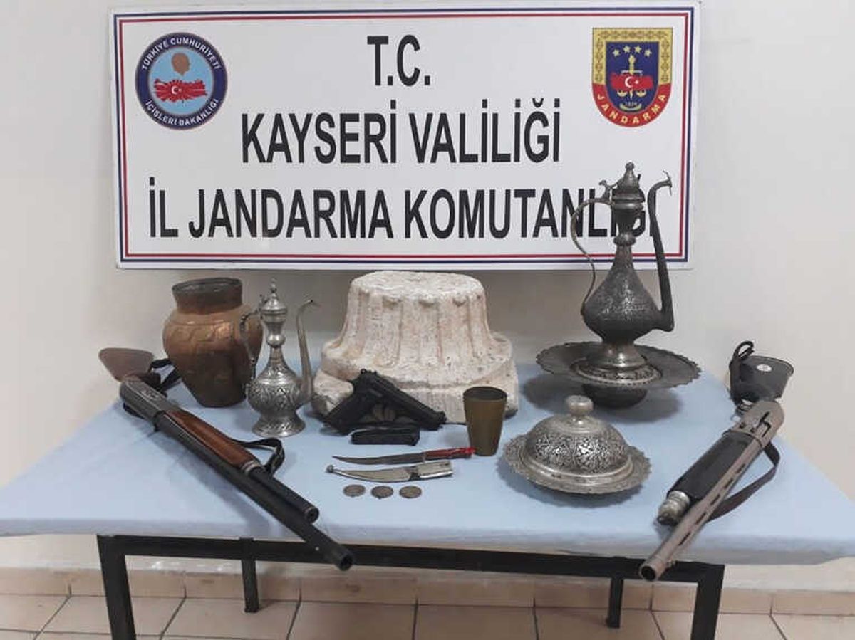 Jandarmadan Tarihi Eser Operasyonu