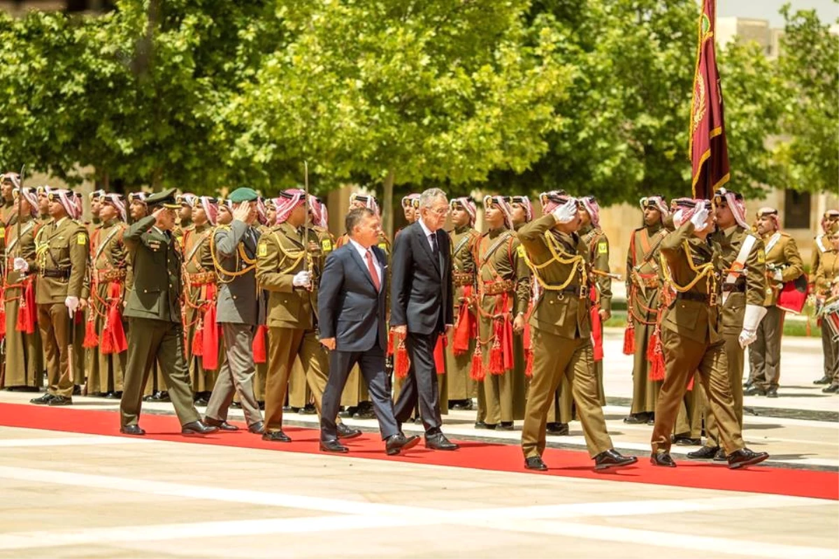 Ürdün Kralı 2. Abdullah, Avusturya Cumhurbaşkanı Bellen ile Görüştü