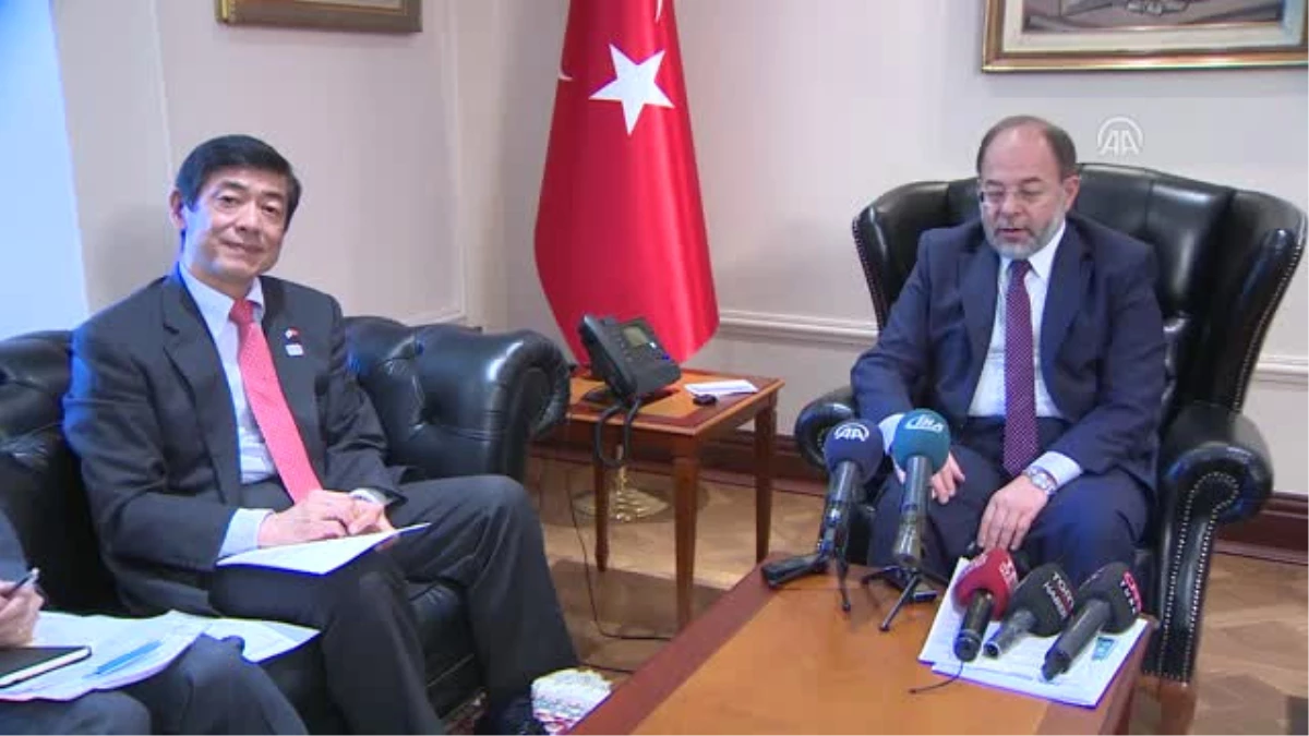 Başbakan Yardımcısı Akdağ, Japonya\'nın Ankara Büyükelçisi Miyajima\'yı Kabul Etti