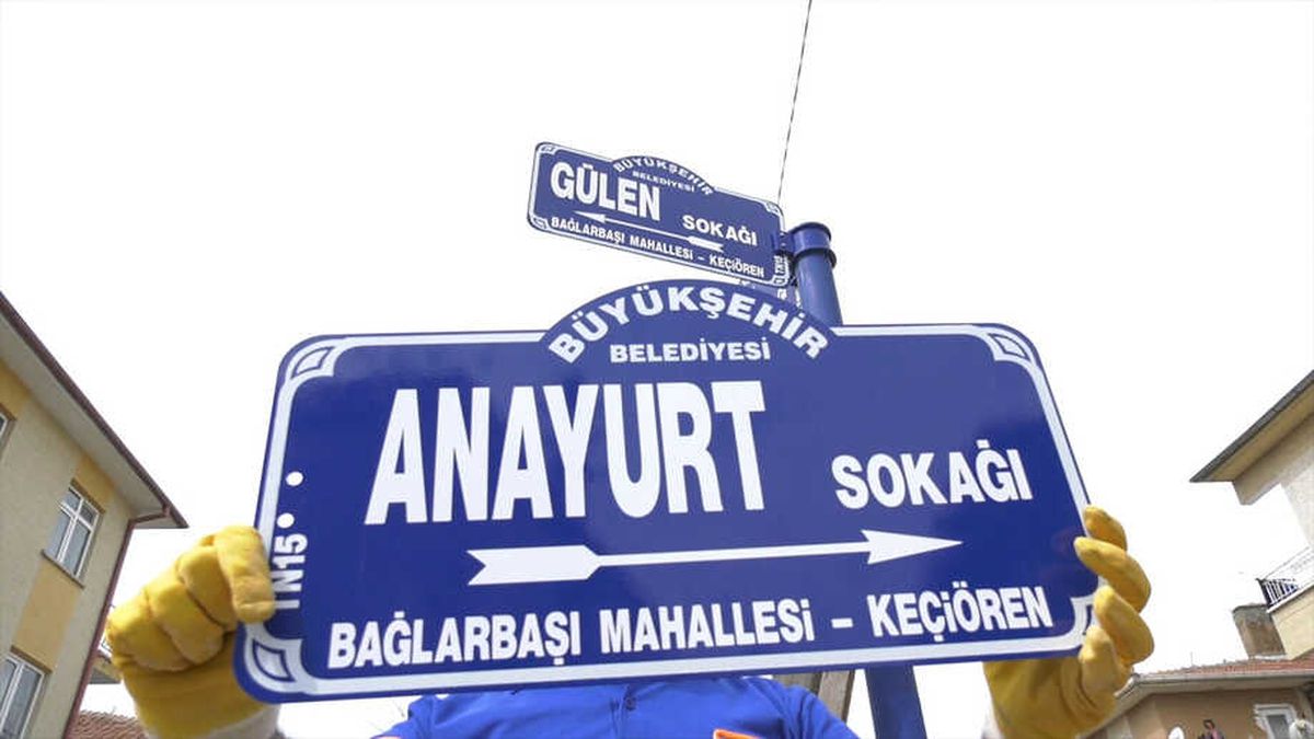 Başkentte "Gülen" İsimli Cadde ve Sokak Tabelaları Değiştirildi