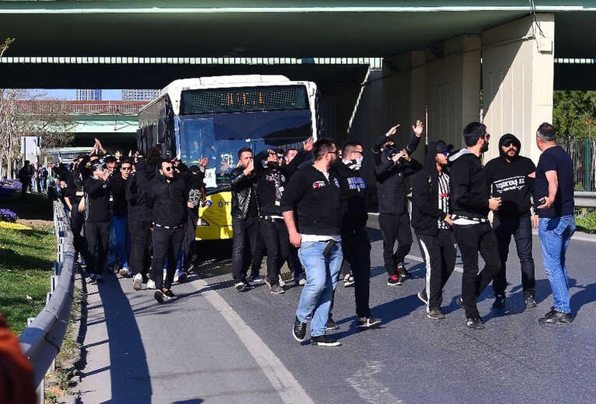 Beşiktaş Taraftarı Stada Geldi