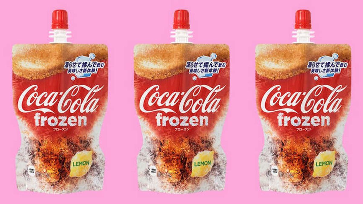 Coca Cola Poşete Girdi, Dondurulmuş Coca-Cola Coke Japonya\'da