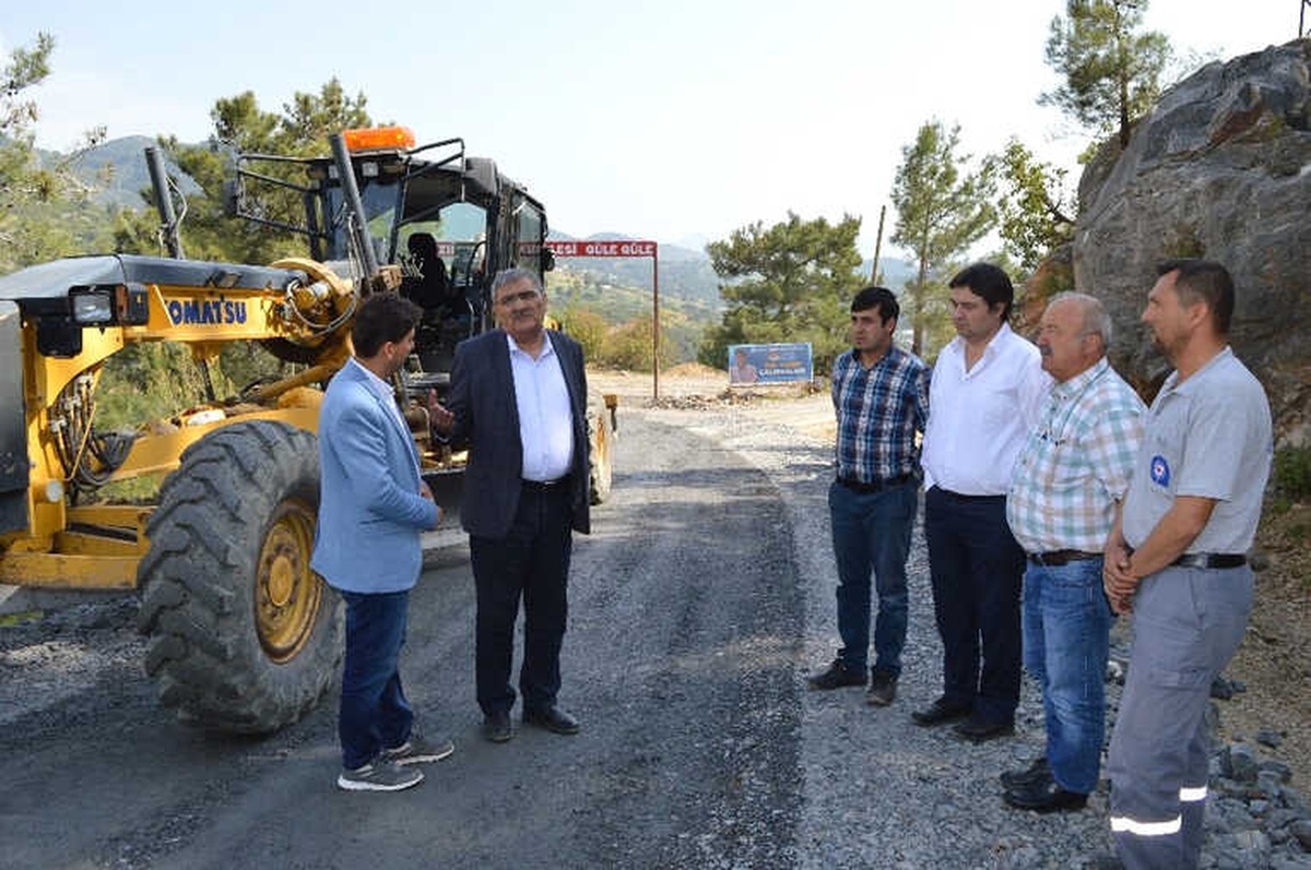 Gazipaşa Kızılgüney-Yeniköy Yolu Asfalta Hazırlanıyor