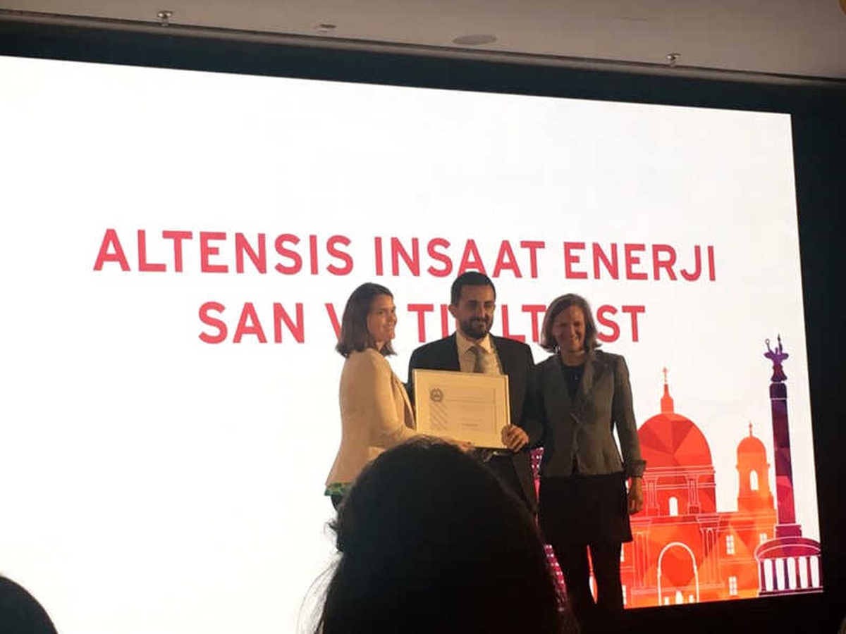Türkiye\'nin Lider Yeşil Bina Şirketi Altensis Avrupa\'da Birinci