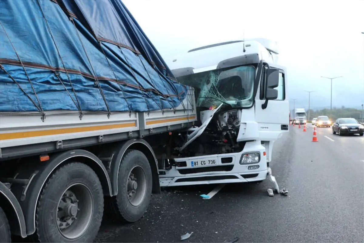 Bolu\'da Trafik Kazası: 1 Yaralı