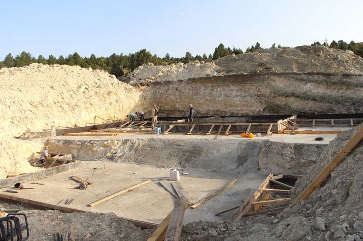 Hisarcık\'ta İçme Suyu Deposu Yapım Çalışmaları