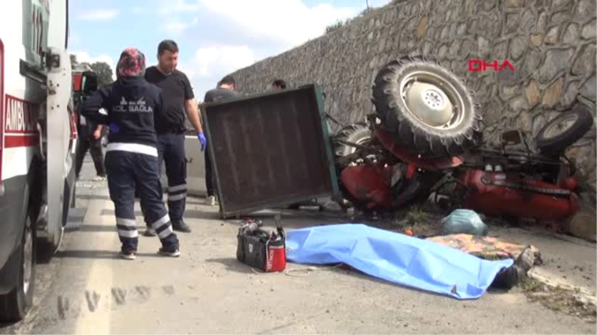 Manisa Otomobille Traktör Çarpıştı: 1 Ölü, 1 Yaralı