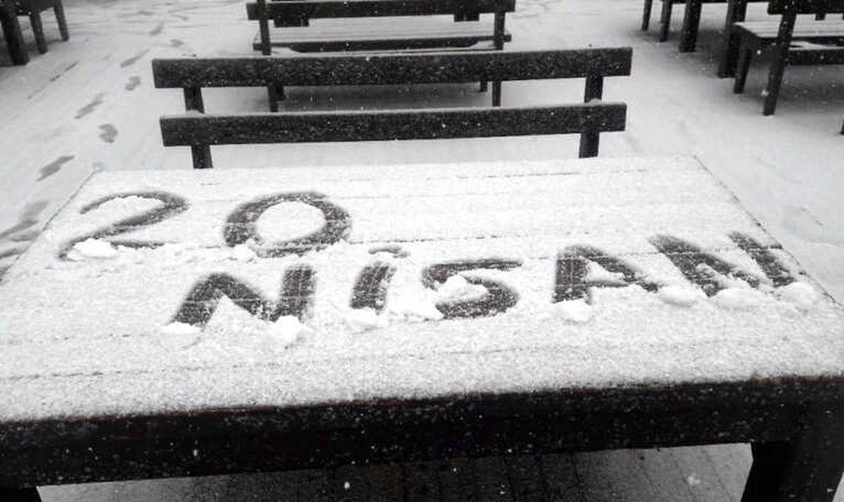 Uludağ\'a Nisan Karı
