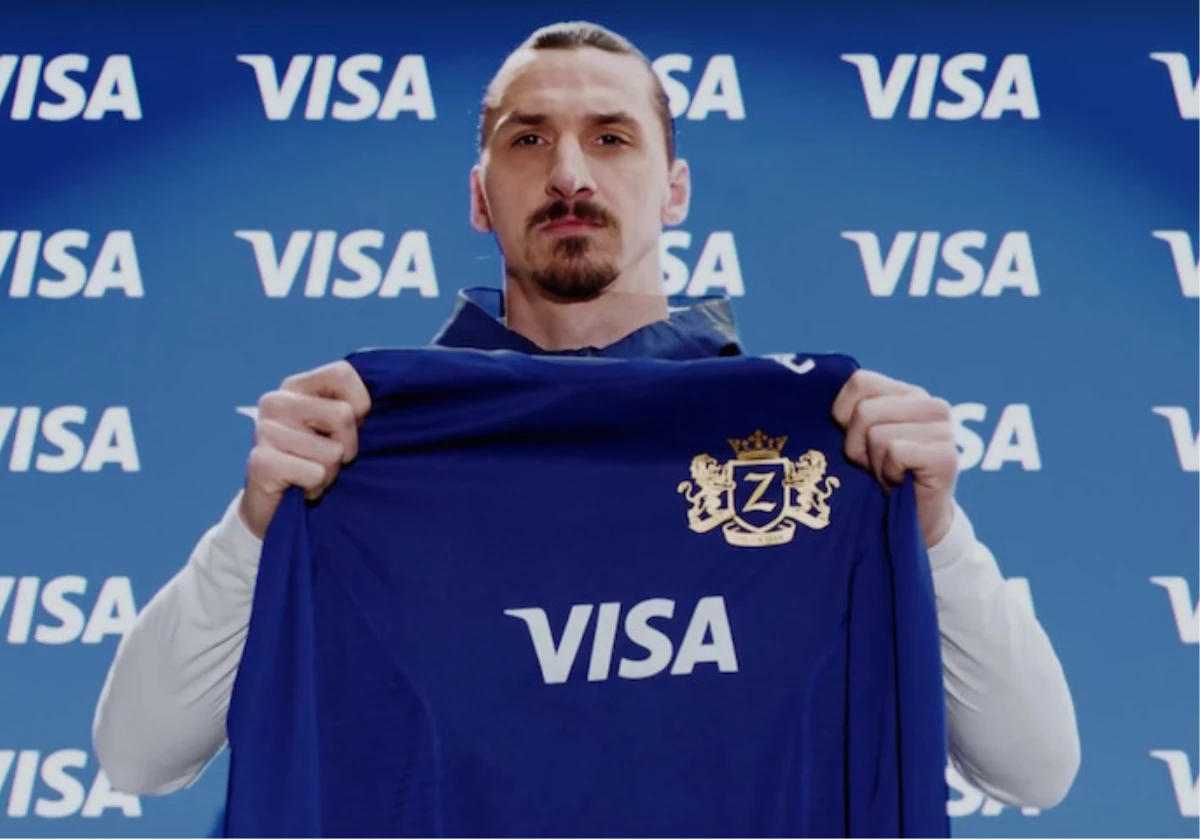 Zlatan Ibrahimovic Visa\'nın 2018 FIFA Dünya Kupası Kampanyasının Yeni Yüzü Oldu