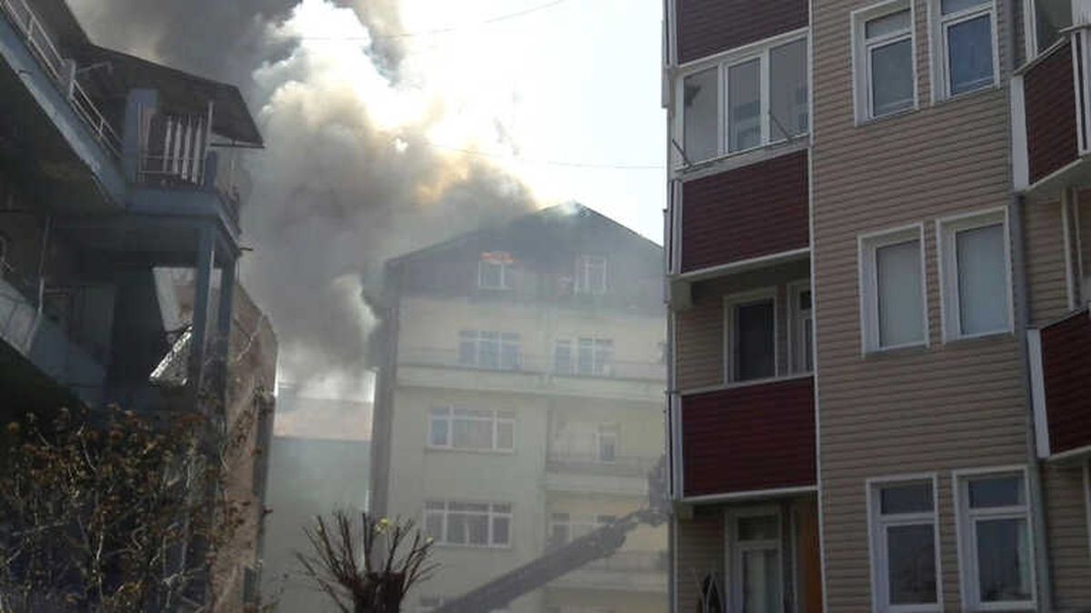 Amasra\'da Korkutan Yangın