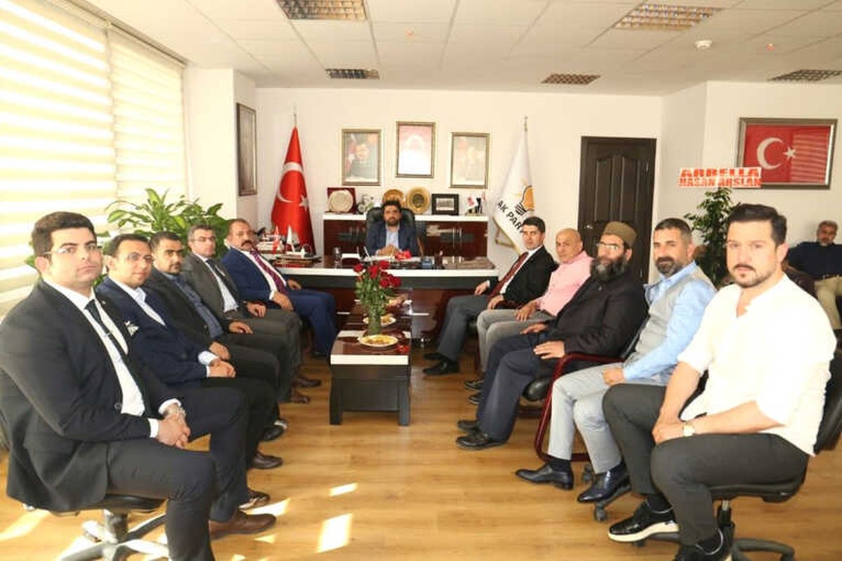 Askon Mersin Şubesi\'nden AK Parti\'ye Ziyaret