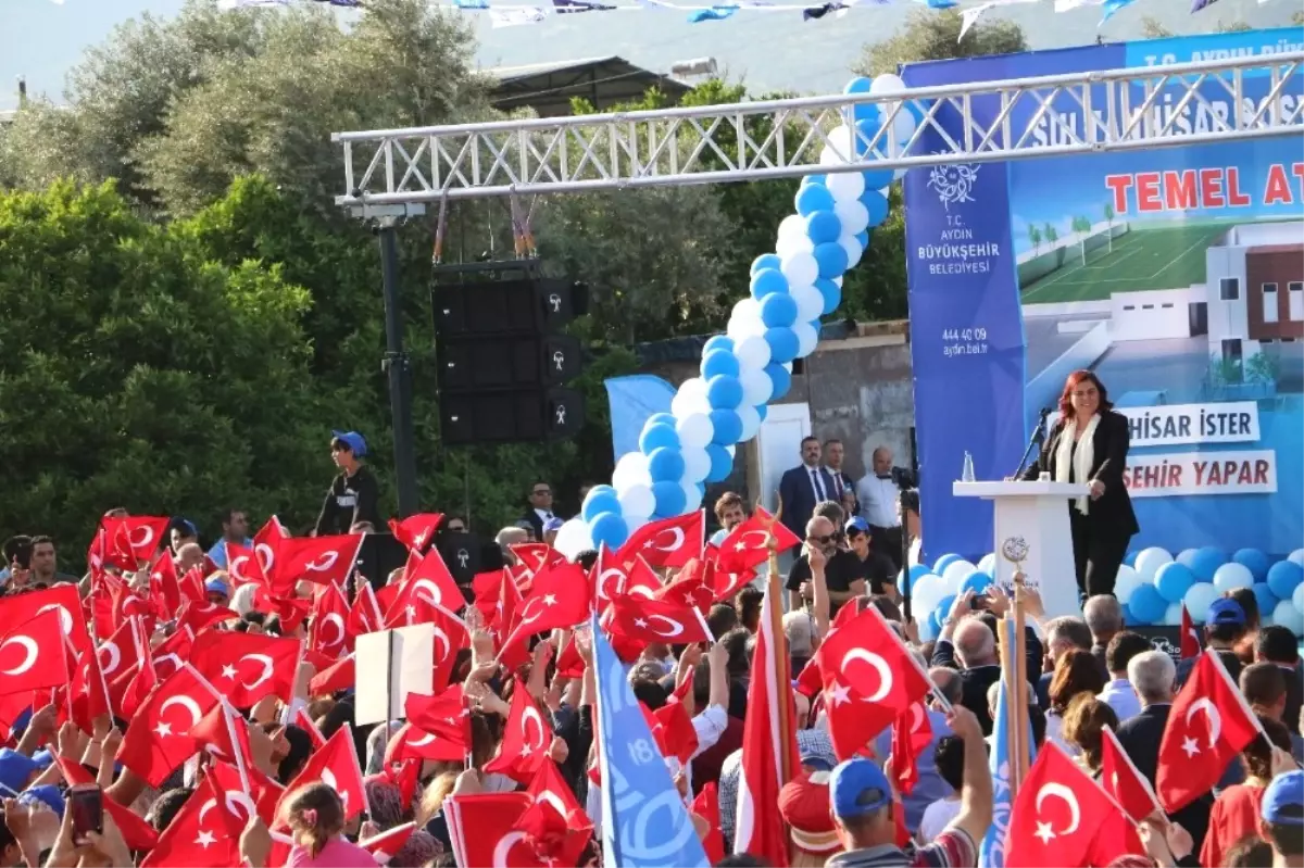 Başkan Çerçioğlu, Sultanhisar Spor ve Sosyal Tesislerinin Temelini Attı