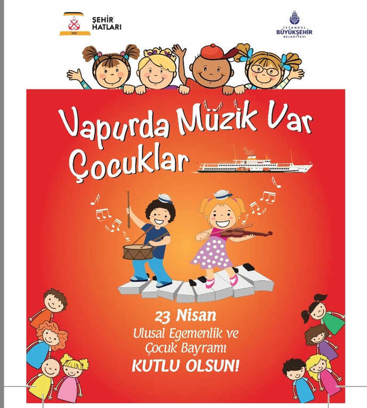 Çocuk Orkestrası, Vapur Yolcuları İçin Çalacak
