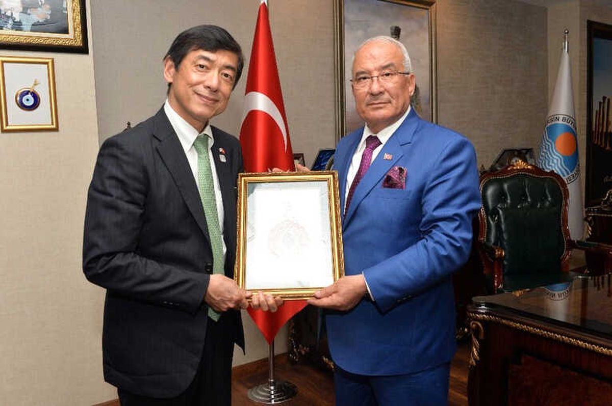 Japonya Ankara Büyükelçisi Akio Miyajima, Kocamaz\'ı Ziyaret Etti