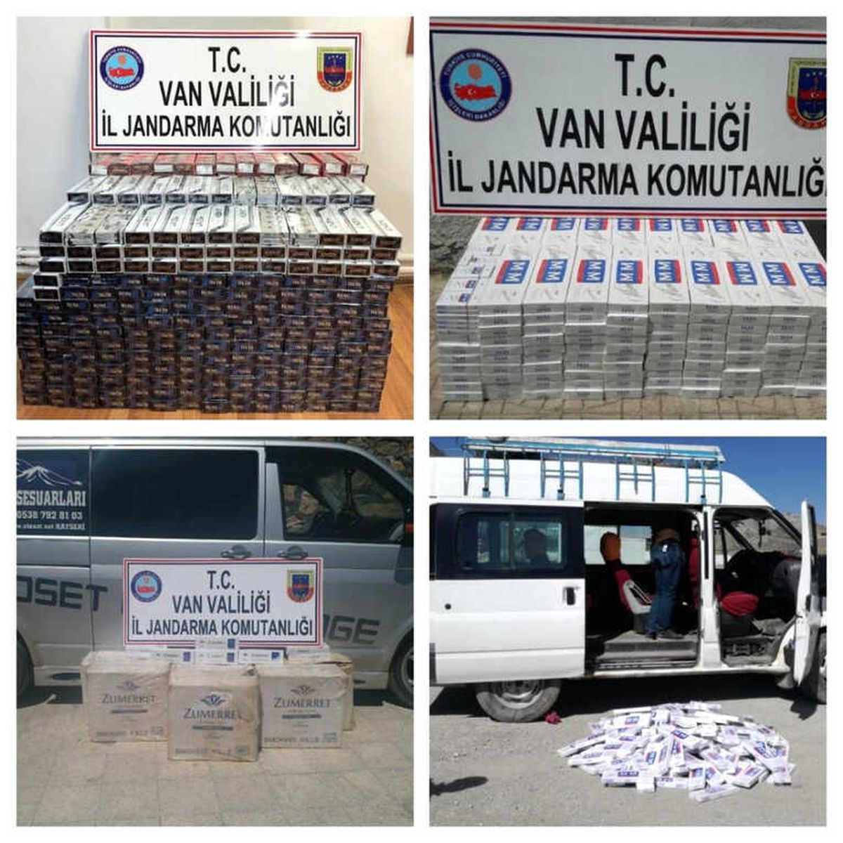Van\'da 15 Bin 150 Paket Kaçak Sigara Ele Geçirildi