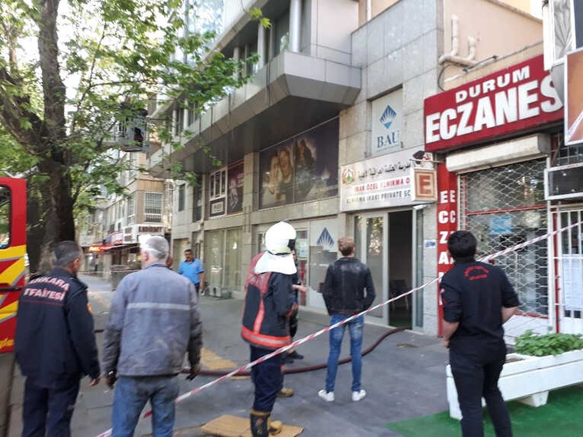 Ankara\'da Okulda Yangın Paniği