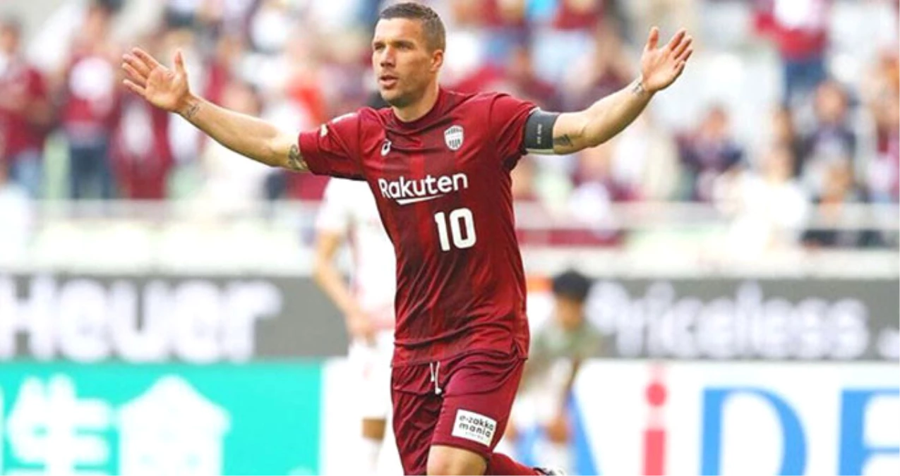 Eski Galatasaraylı Lukas Podolski, 2 Gol Birden Attı