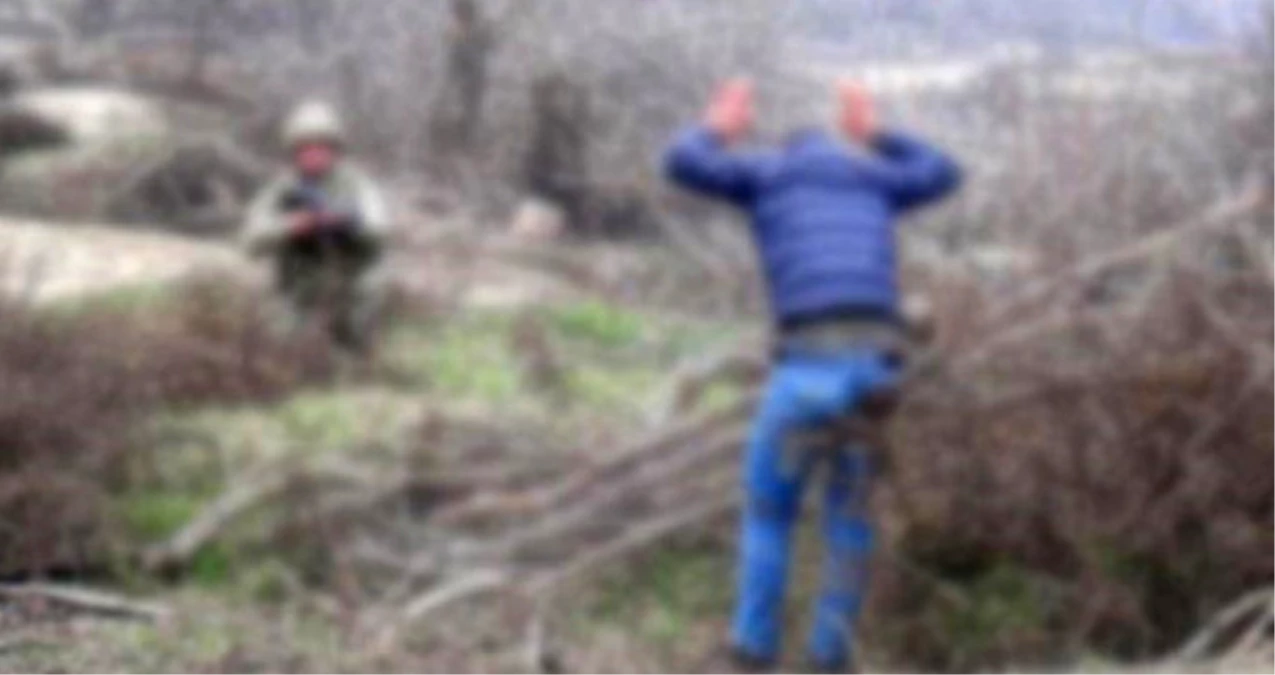 PKK\'lı terörist Yunanistan\'a Kaçarken Askeri Yasak Bölgede Yakalandı