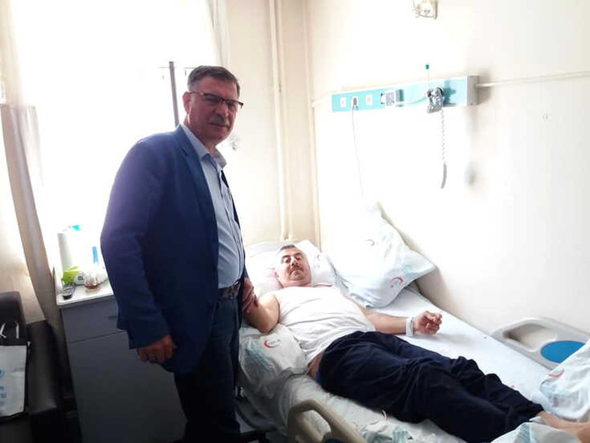 Başkan Duymuş\'tan Hasta Ziyareti
