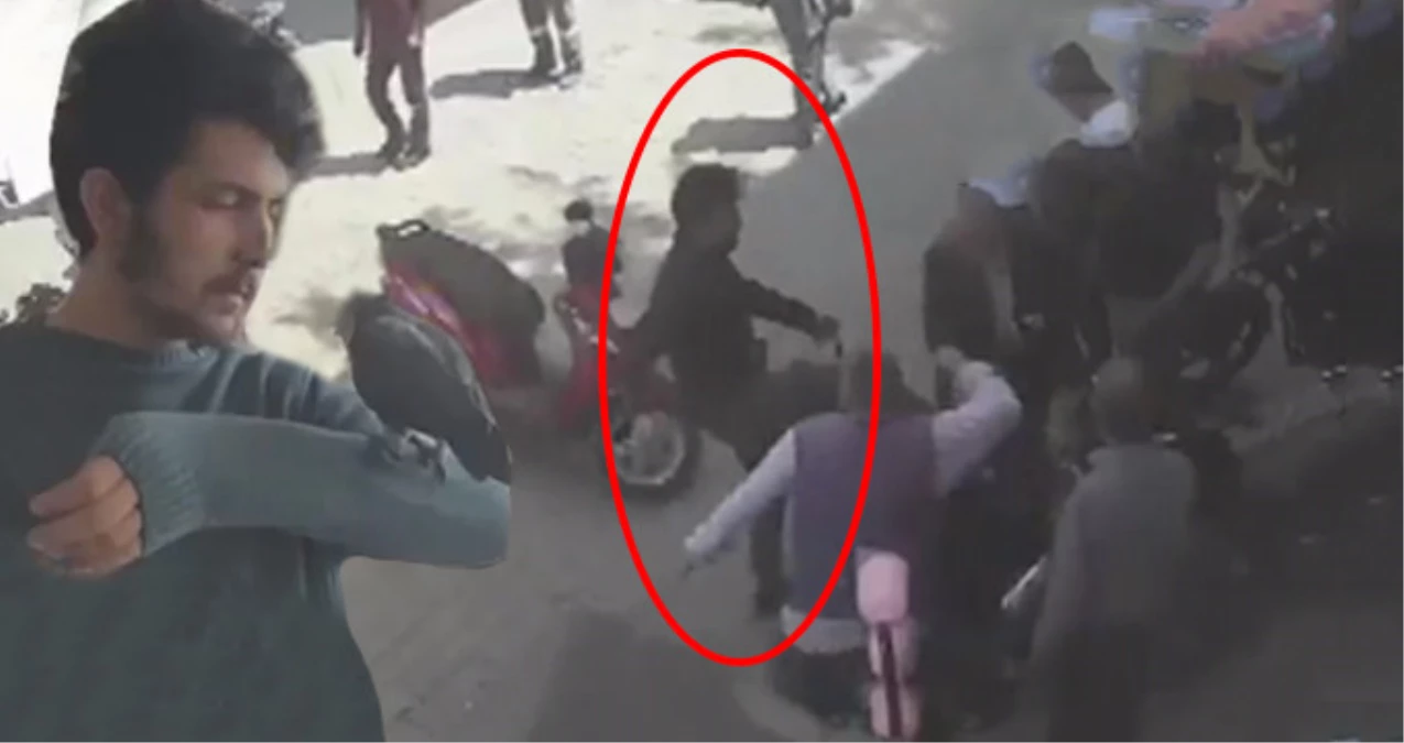 Motosikletli Saldırgan Hamile Kadını Sokak Ortasında Dövüp Köpeğini Üzerine Saldırttı