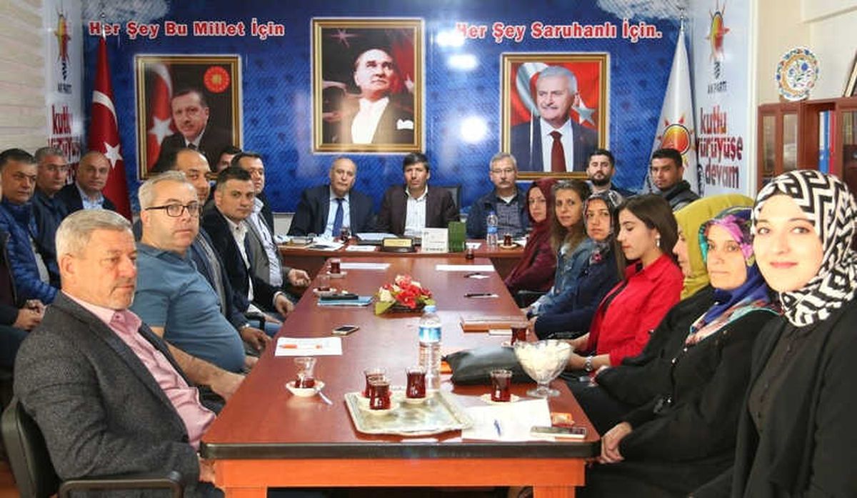 AK Parti Saruhanlı İlçe Teşkilatı Seçim Çalışmalarına Başladı