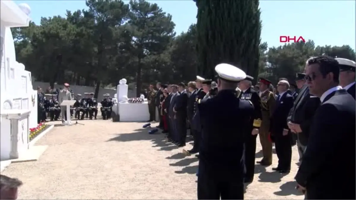 Çanakkale Fransız ve İngiliz Anıtında Tören Düzenlendi