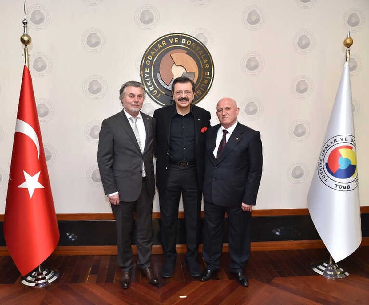Çaycuma Tso, TOBB Başkanı Hisarcıklıoğlu\'nu Ziyaret Etti