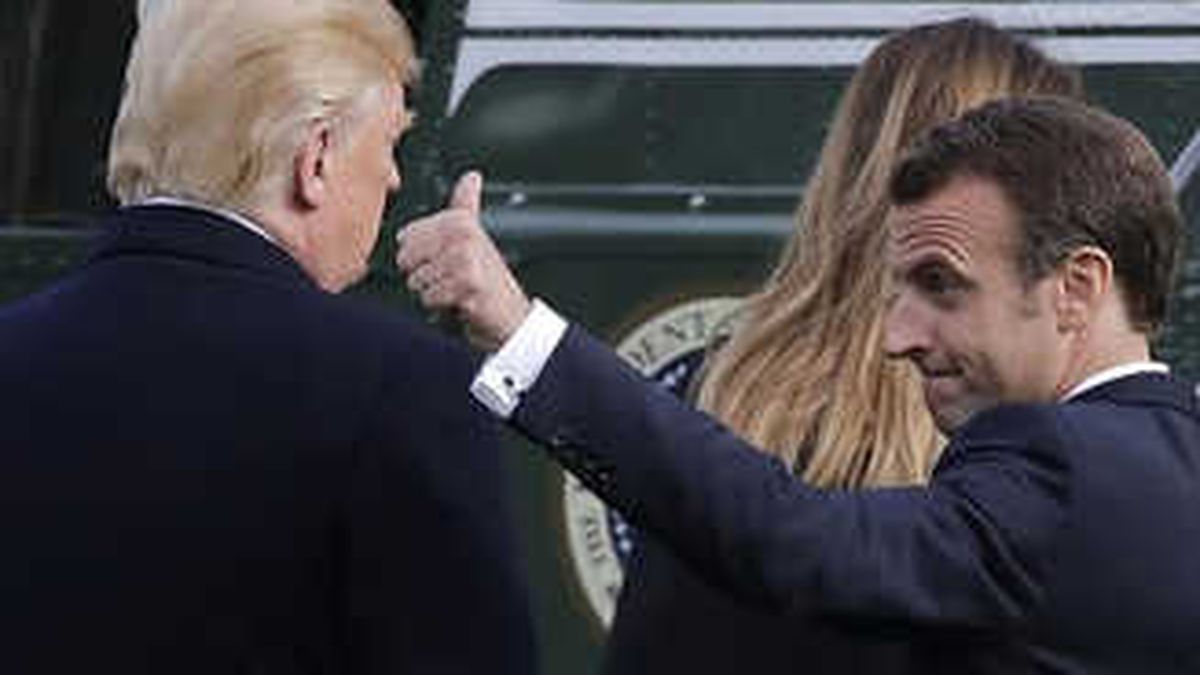 Macron\'la Trump\'un Zorlu Gündemi