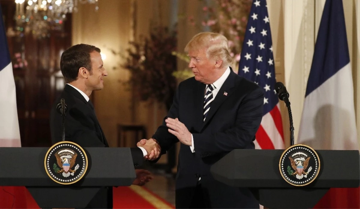 Macron ve Trump\'tan İran Açıklaması