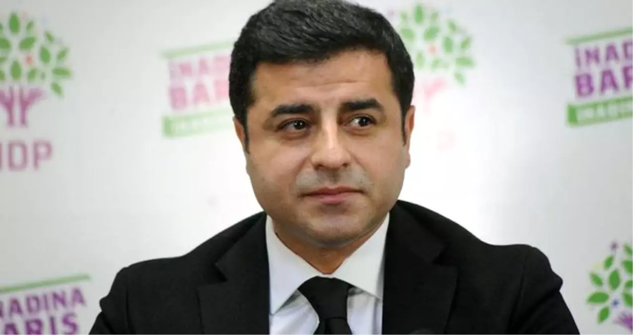 HDP\'nin Cumhurbaşkanı Adayı Selahattin Demirtaş Oldu