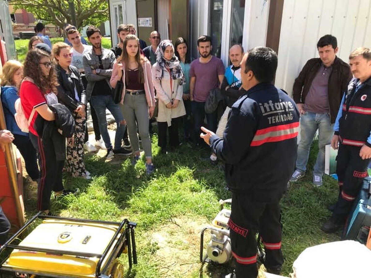 Tekirdağ Afet Gönüllüleri Projesi Eğitimleri Tamamlandı