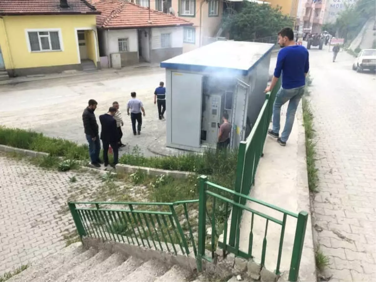 Elektrik Trafosunda Korkutan Yangın