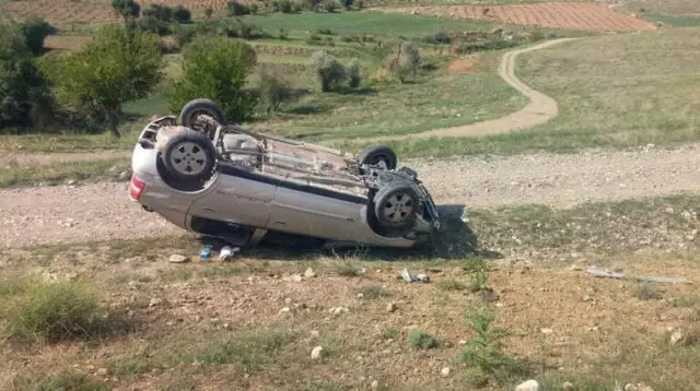 Gercüş'te Takla Atan Otomobilde 1 Kişi Yaralandı - Son Dakika