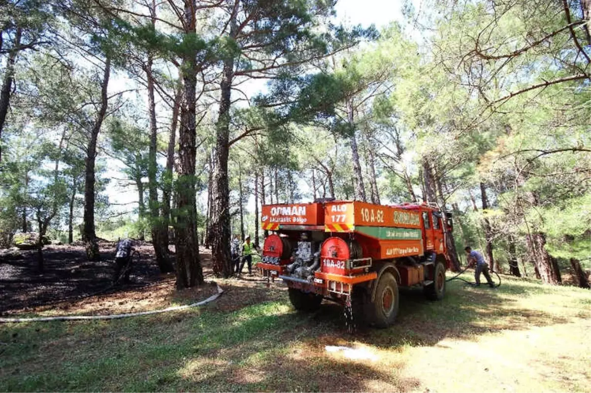 Kazdağlarında Orman Yangını Söndürüldü