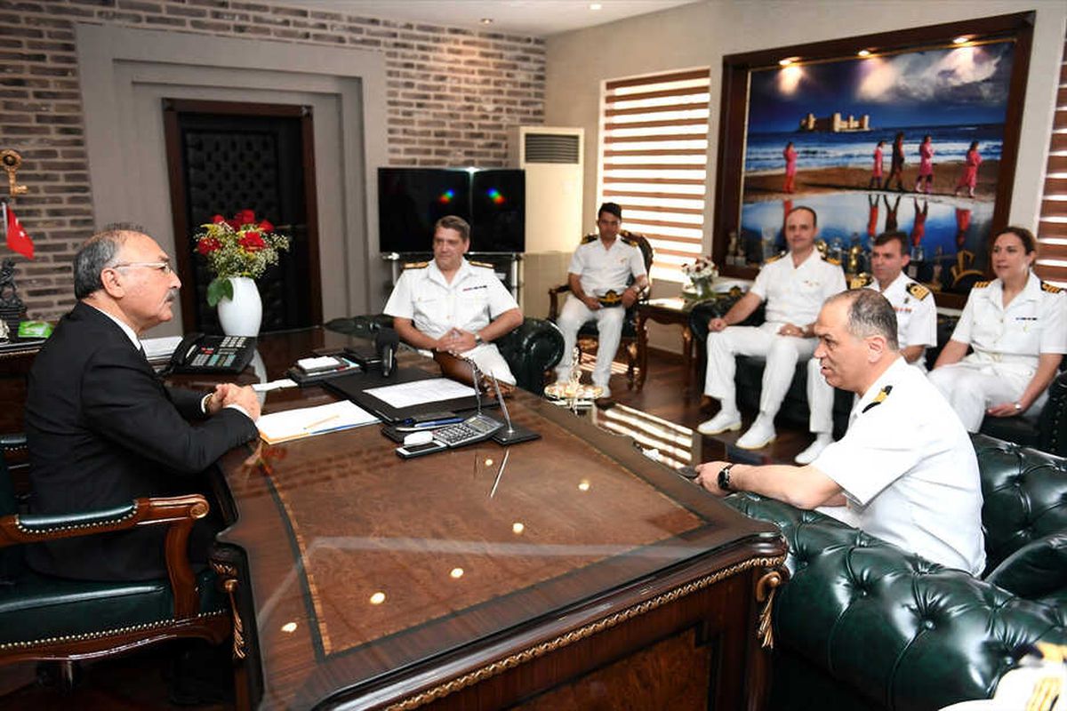 NATO Daimi Deniz Görev Grubu-2 Komutanı Obe, Mersin\'de