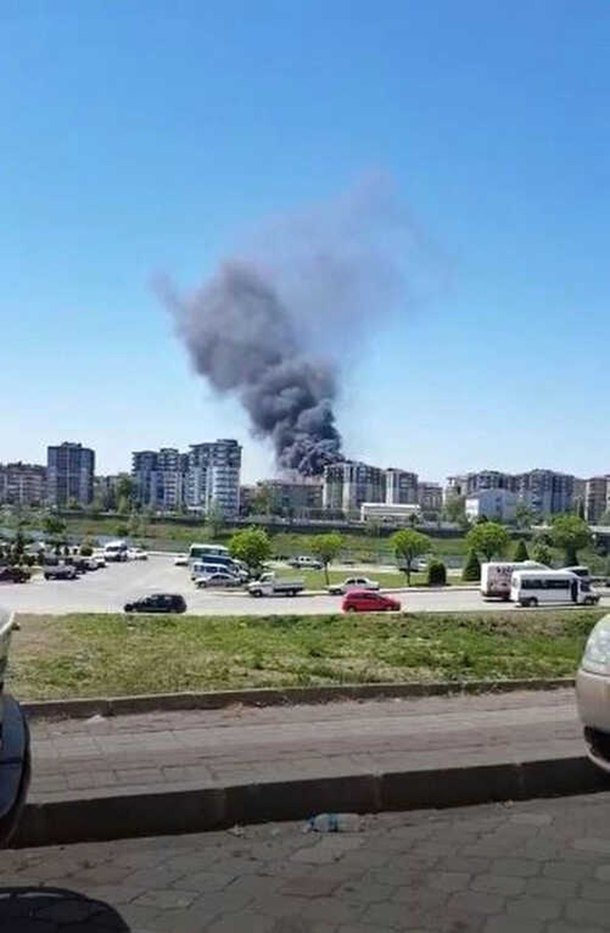 Samsun\'da Çatı Yangını Korkuttu