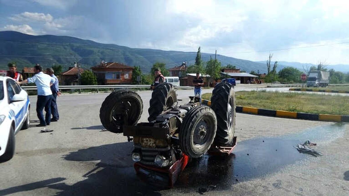 Tosya\'da Trafik Kazası: 1 Yaralı