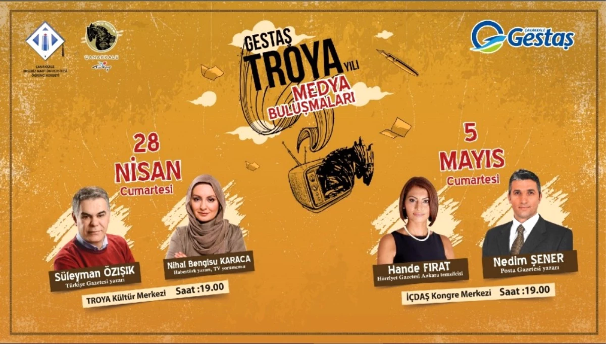 Türkiye\'nin Önde Gelen Köşe Yazarları Çanakkale\'ye Gelecek
